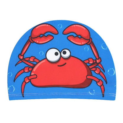 Cartoon Animal Swim Caps for Kids