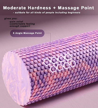 Foam Roller for Yoga & Pilates Deep Tissue Muscle Massage