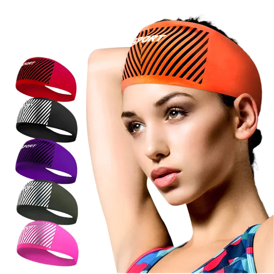 Moisture Wicking Headband for Cycling