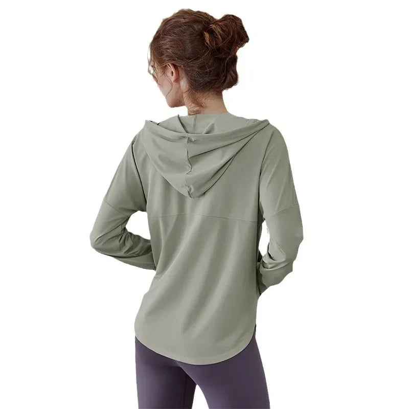 Women’s Quick-Dry Sun Protection Fitness Jacket