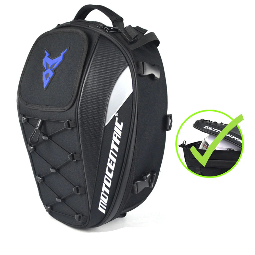 Conquer Any Ride Multifunction Motorcycle Rear Seat Bag with High Capacity