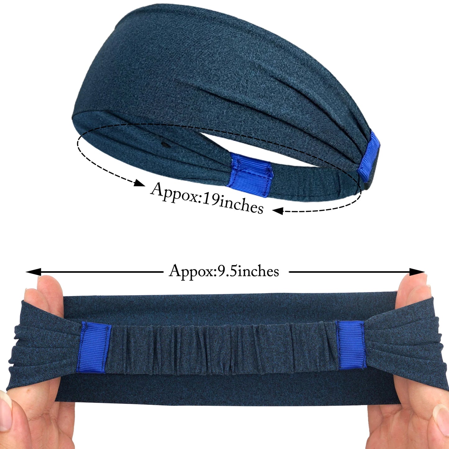 Elastic Sports Headbands for Men and Women