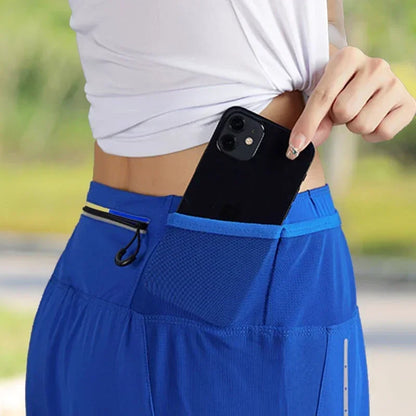 High-Waist Women's Workout & Yoga Shorts