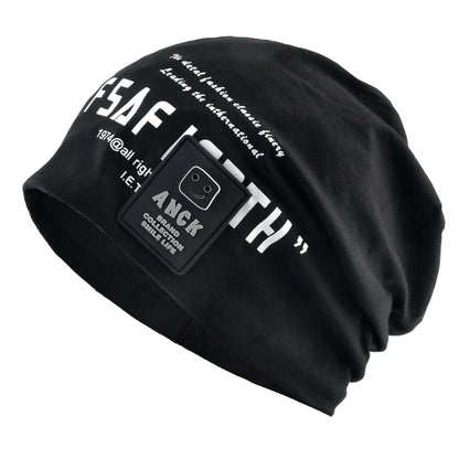 Men's Printed Beanie Hats