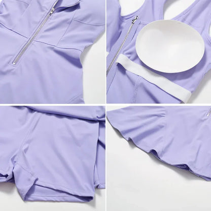 Versatile Activewear Women's Tracksuit & Skirt Set