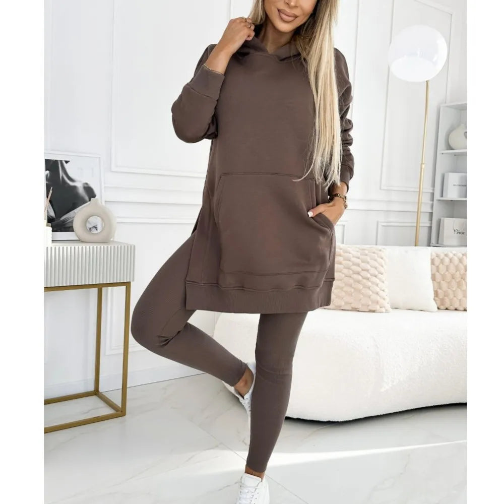 Perfect Winter Outfit  Hoodie and Leggings Set