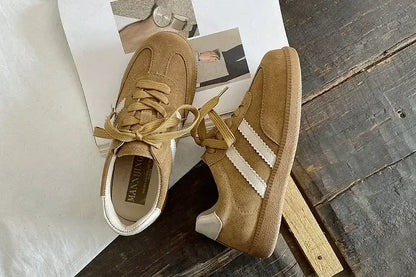 Retro Genuine Leather Flat Shoes for Women