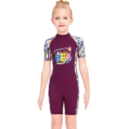 Children's UV Protective Long Sleeve Swimwear