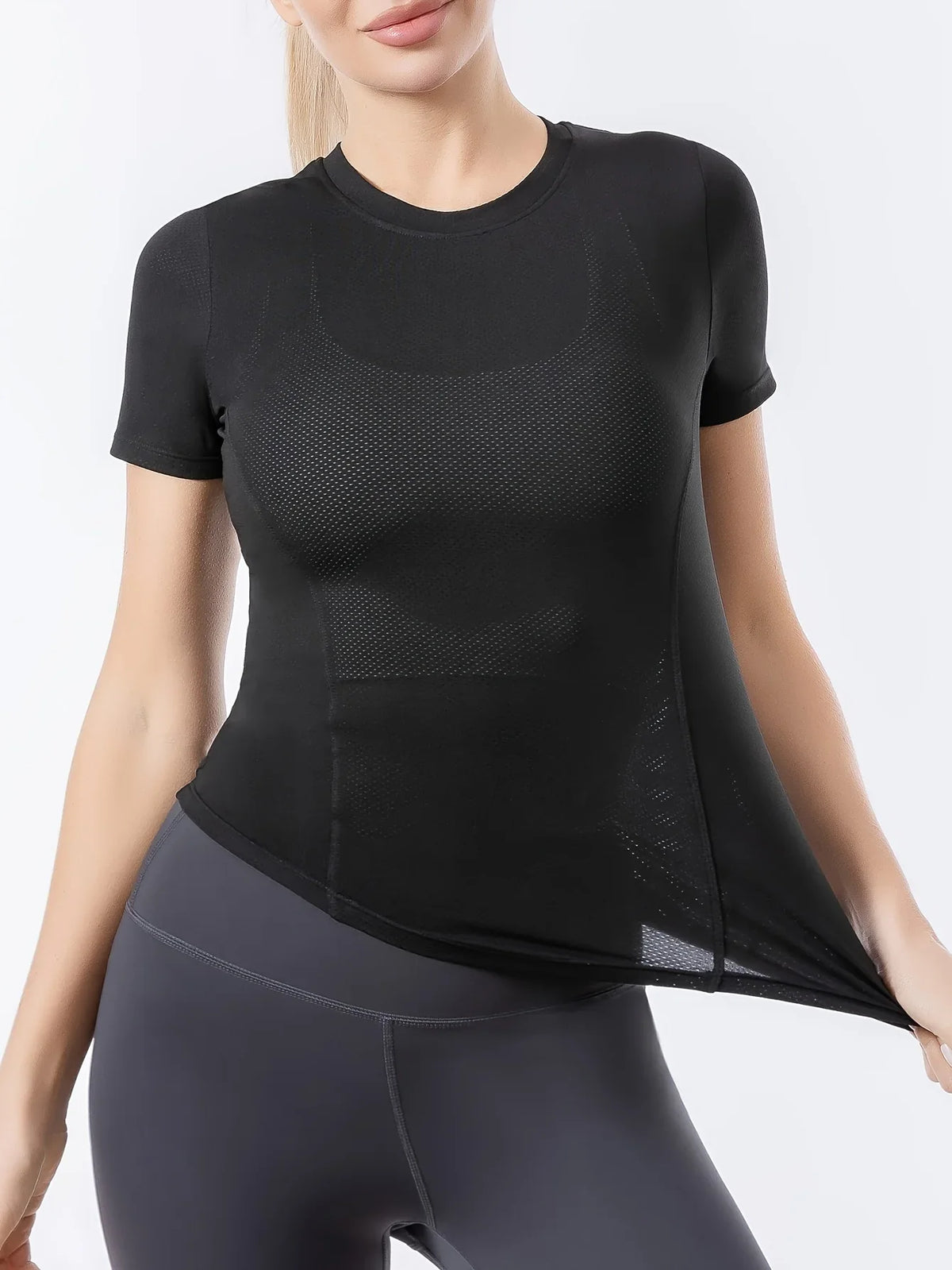 Breathable Mesh Women’s Fitness & Sports Tee