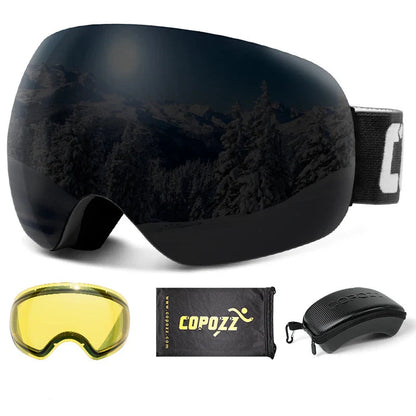 Enhanced Night Vision Frameless Ski Goggles