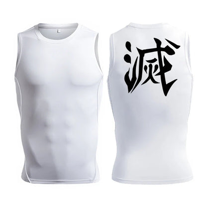 Men's Anime Inspired Compression Tank