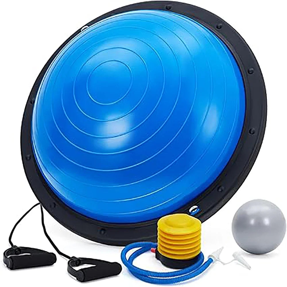 Non-Slip Half Exercise Ball Trainer for Yoga & Pilates