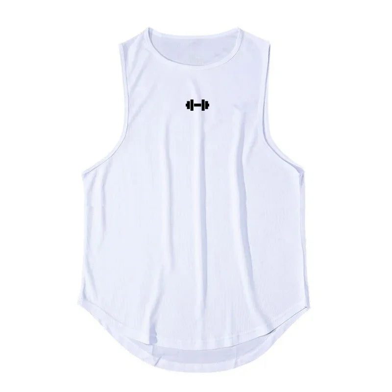 Men's Summer Running Vest & Gym Tank Top Quick-Dry