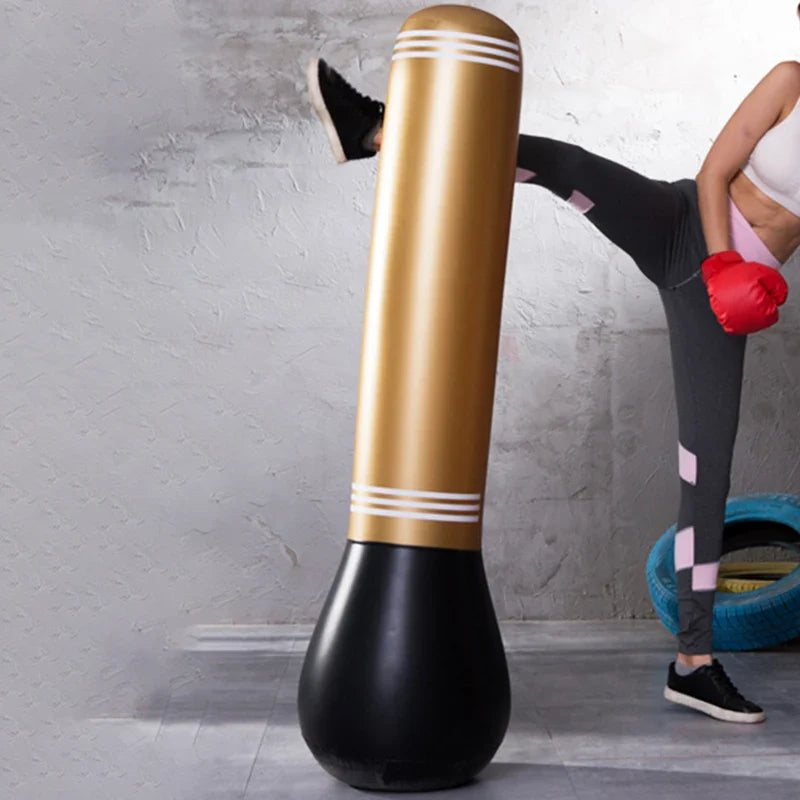 Unleash Your Inner Fighter  Inflatable Tumbler Punching Bag