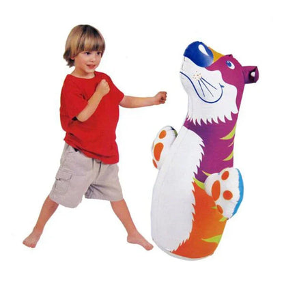 Inflatable Dinosaur & Penguin Tumbler Toys  Fun for Kids and Adults