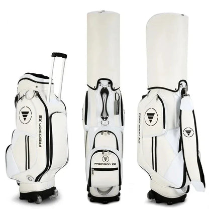 All in One Golf Package: Waterproof PU Stand Bag with Wheel