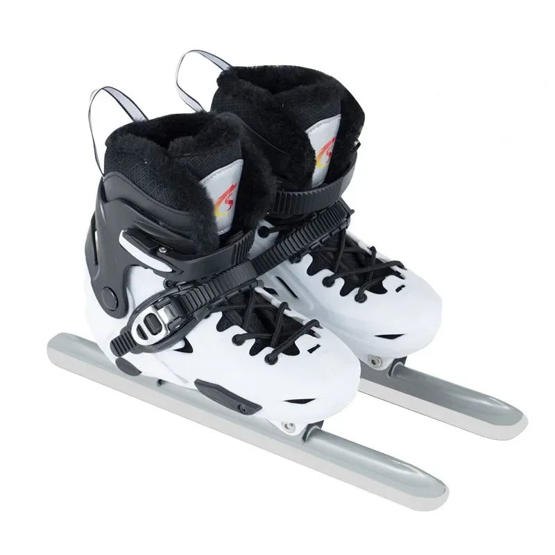 Waterproof Winter Ice Skating Boots with Adjustable Fit