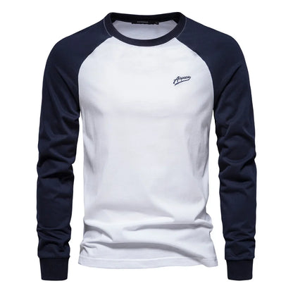 Casual Patchwork T Shirts for Men