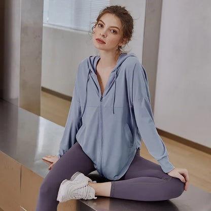Women’s Quick-Dry Sun Protection Fitness Jacket