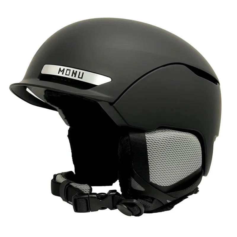 Lightweight Protection  One Piece Ski Helmet