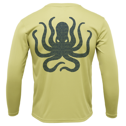 Michigan Freshwater Born Kraken Men's Long Sleeve UPF 50+ Dry-Fit Shirt