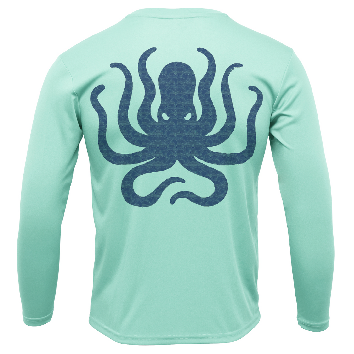 Cayman Islands Kraken Men's Long Sleeve UPF 50+ Dry-Fit Shirt