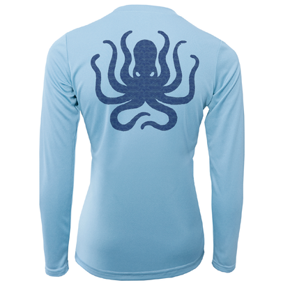 Tarpon Springs, FL Kraken Women's Long Sleeve UPF 50+ Dry-Fit Shirt