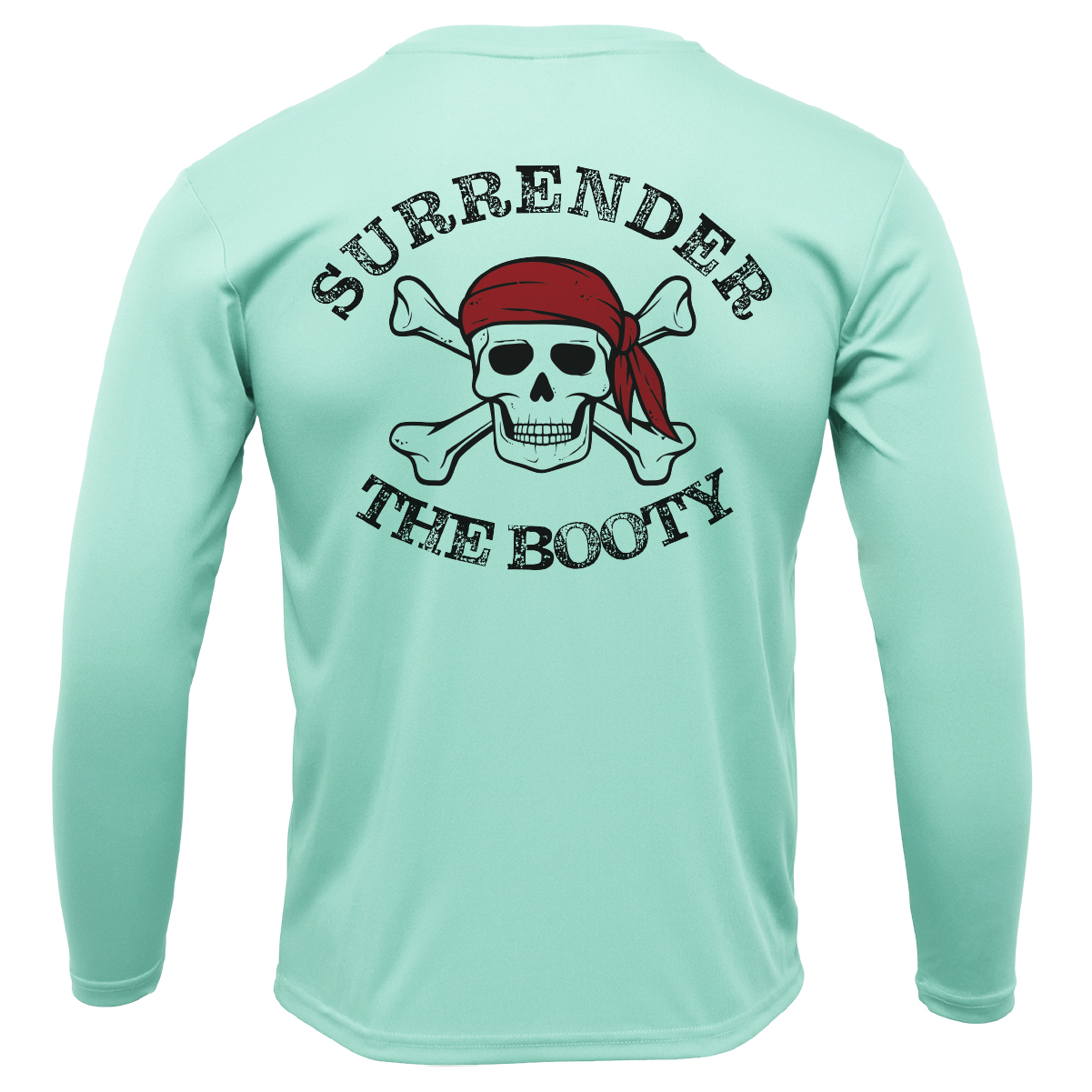 Florida Freshwater Born "Surrender The Booty" Boy's Long Sleeve UPF 50+ Dry-Fit Shirt