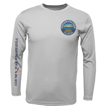 Florida Freshwater Born Largemouth Bass Men's Long Sleeve UPF 50+ Dry-Fit Shirt