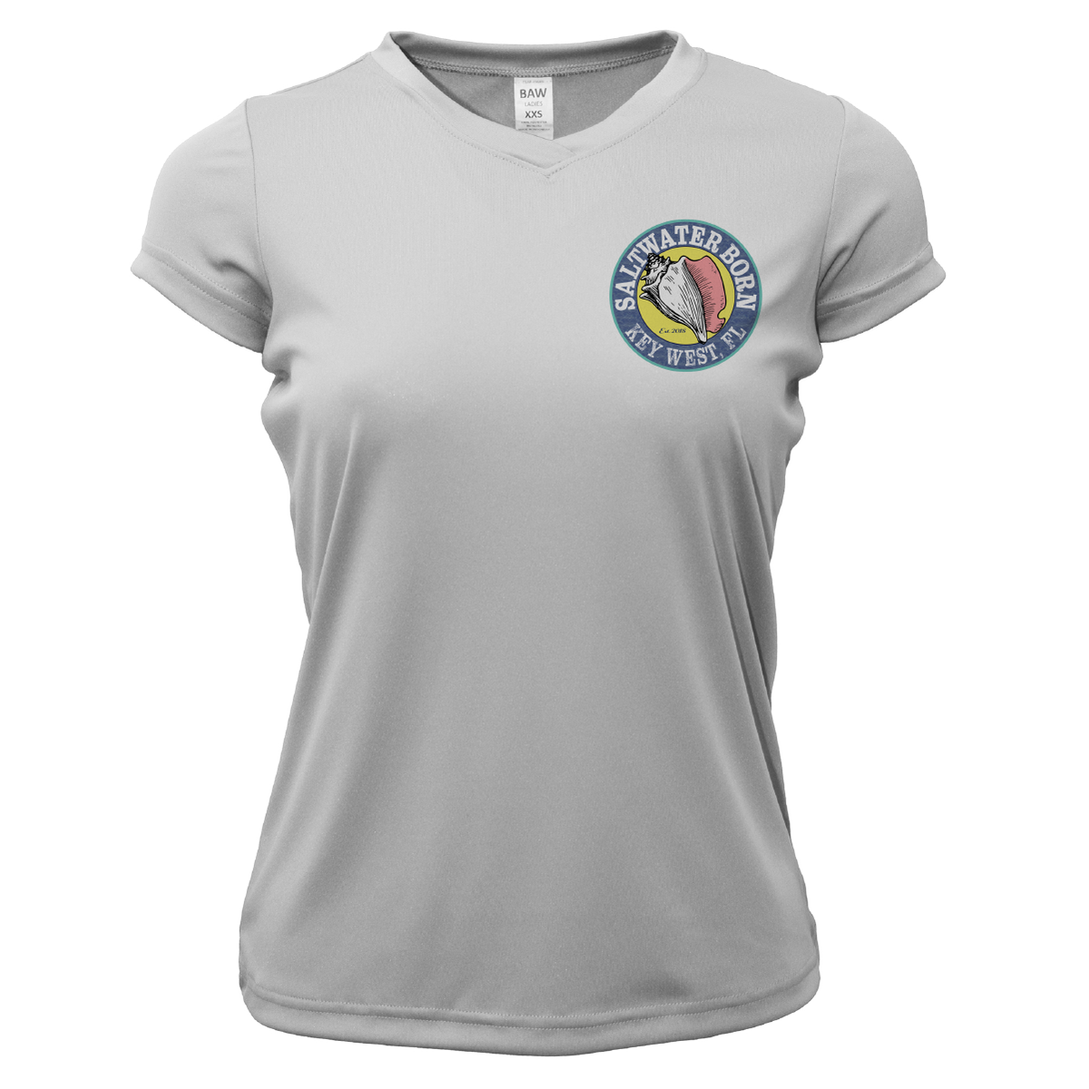 Key West, FL Seahorse Women's Short Sleeve UPF 50+ Dry-Fit Shirt