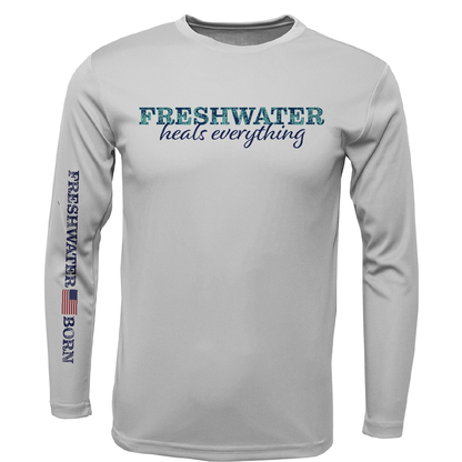 Florida "Freshwater Heals Everything" Girl's Long Sleeve UPF 50+ Dry-Fit Shirt