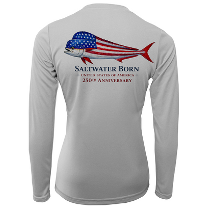 250th Anniversary Action Mahi Women's Long Sleeve UPF 50+ Dry-Fit Shirt
