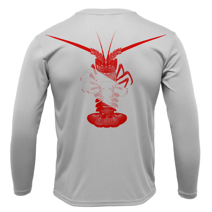 Florida Keys Scuba Lobster Men's Long Sleeve UPF 50+ Dry-Fit Shirt