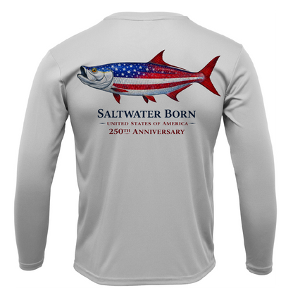 250th Anniversary Action Tarpon Men's Long Sleeve UPF 50+ Dry-Fit Shirt
