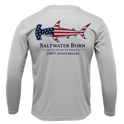 250th Anniversary Hammerhead Men's Long Sleeve UPF 50+ Dry-Fit Shirt