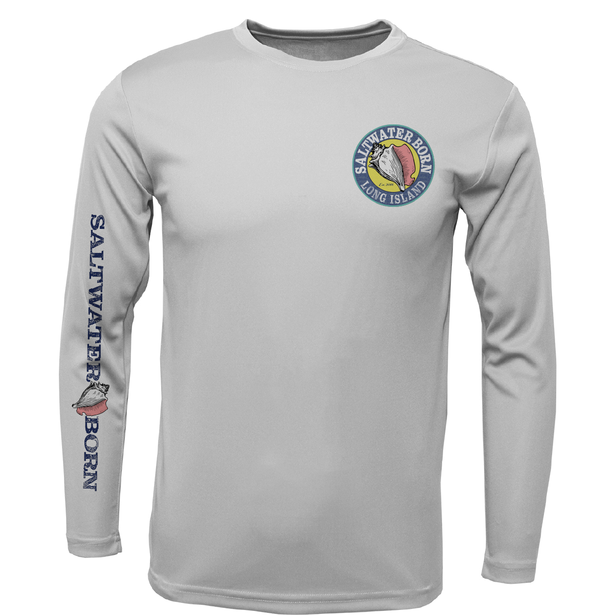 Long Island, NY Lighthouse Men's Long Sleeve UPF 50+ Dry-Fit Shirt
