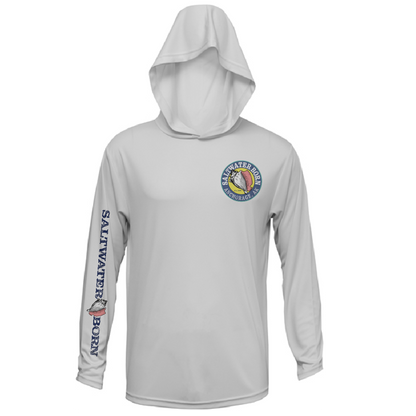 Anchorage, AK Mountain Moose Men's Long Sleeve UPF 50+ Dry-Fit Hoodie
