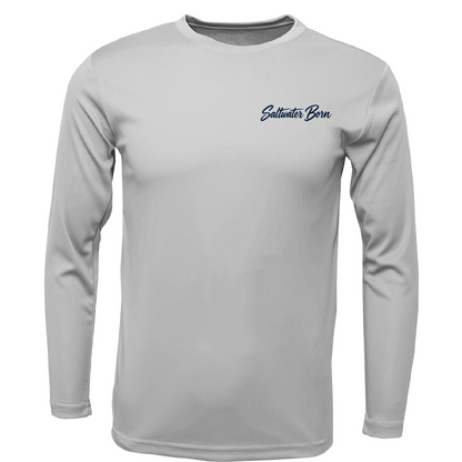 Long Island, NY Saltwater Born Beach Truck Men's Long Sleeve UPF 50+ Dry-Fit Shirt