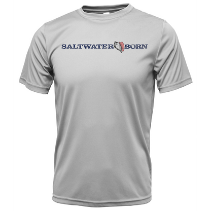 Anchorage, AK Adventure Signpost Men's Short Sleeve UPF 50+ Dry-Fit Shirt