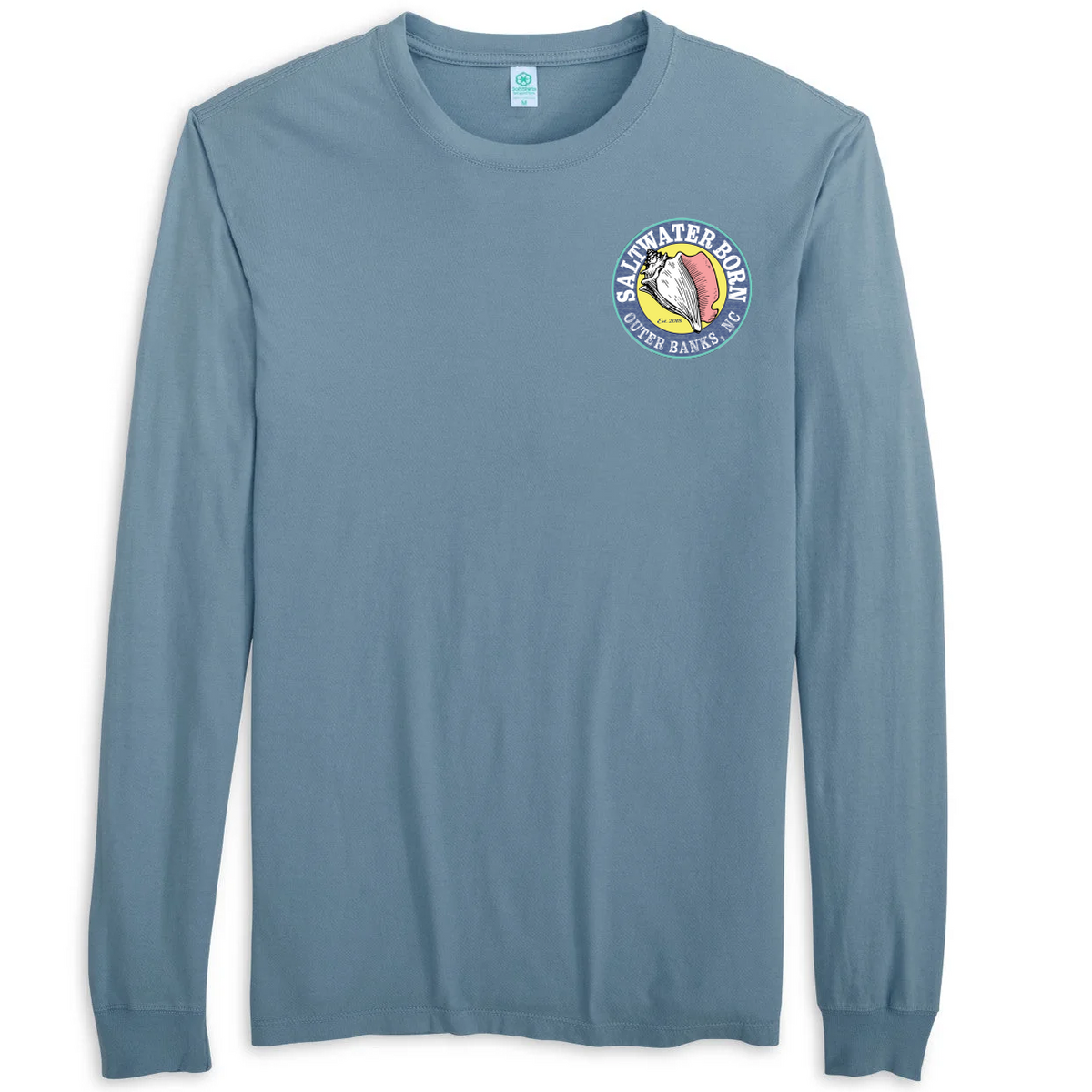 Outer Banks, NC Tuna Men's Cotton Long Sleeve Shirt