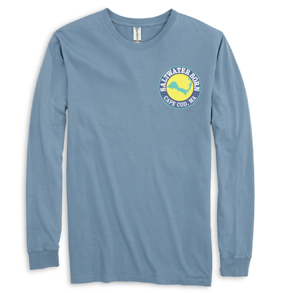 Cape Cod, MA Jaws Women's Cotton Long Sleeve Shirt