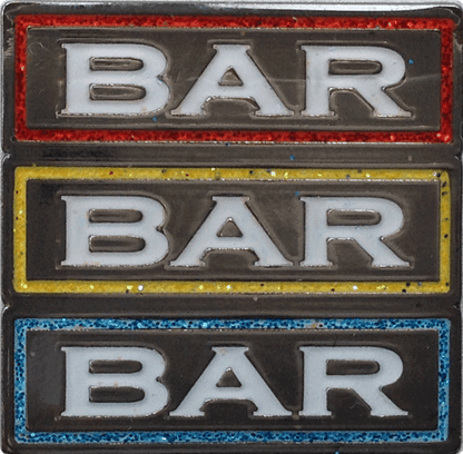 Slot Machine BAR BAR BAR Glitter Ball Marker & Hat Clip by ReadyGOLF