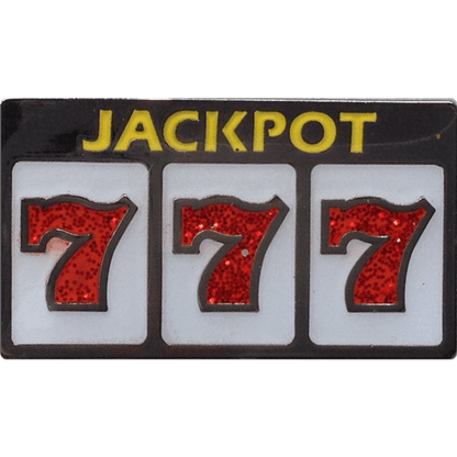 Slot Machine Jackpot 777 Glitter Ball Marker & Hat Clip by ReadyGOLF