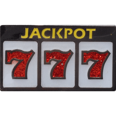 Slot Machine Jackpot 777 Glitter Ball Marker & Hat Clip by ReadyGOLF