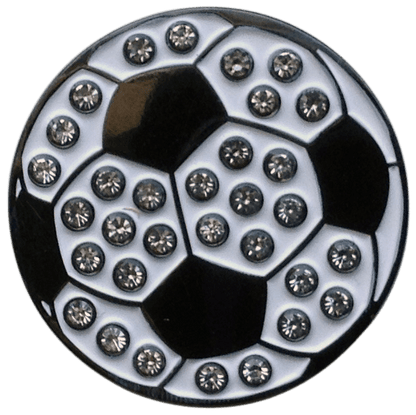 Soccer Ball Crystal Ball Marker & Hat Clip by ReadyGOLF