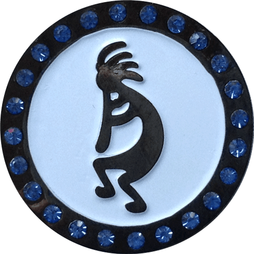 Southwest Kokopelli Crystal Ball Marker & Hat Clip by ReadyGOLF