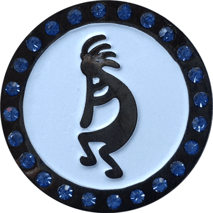 Southwest Kokopelli Crystal Ball Marker & Hat Clip by ReadyGOLF