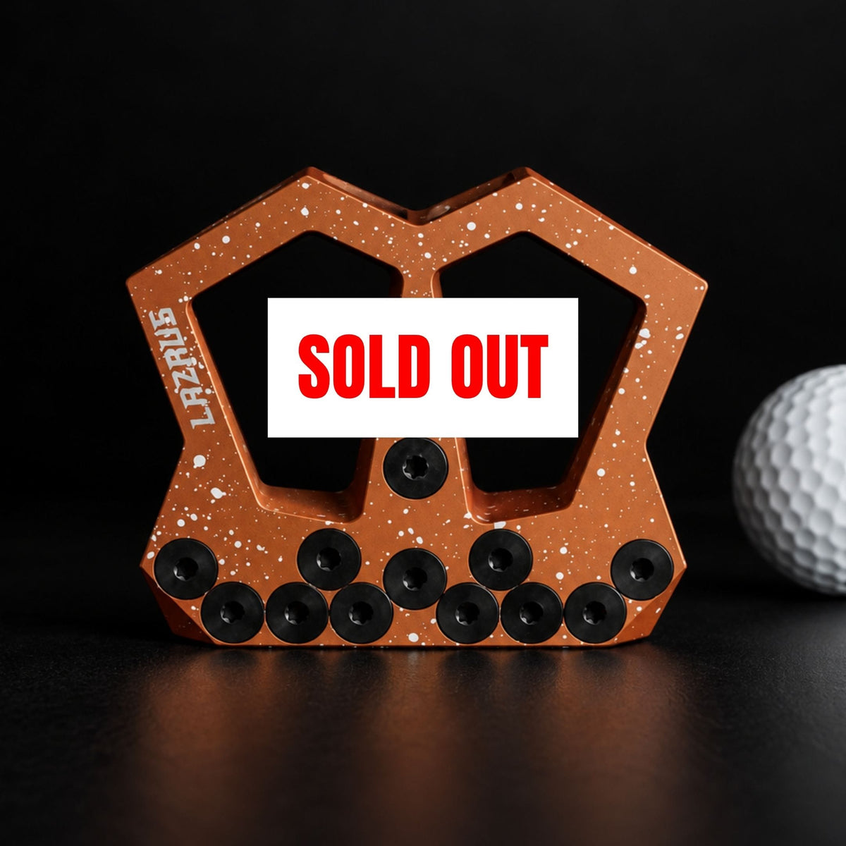 Lazrus Golf Zero Torque Mallet Putter Splatter