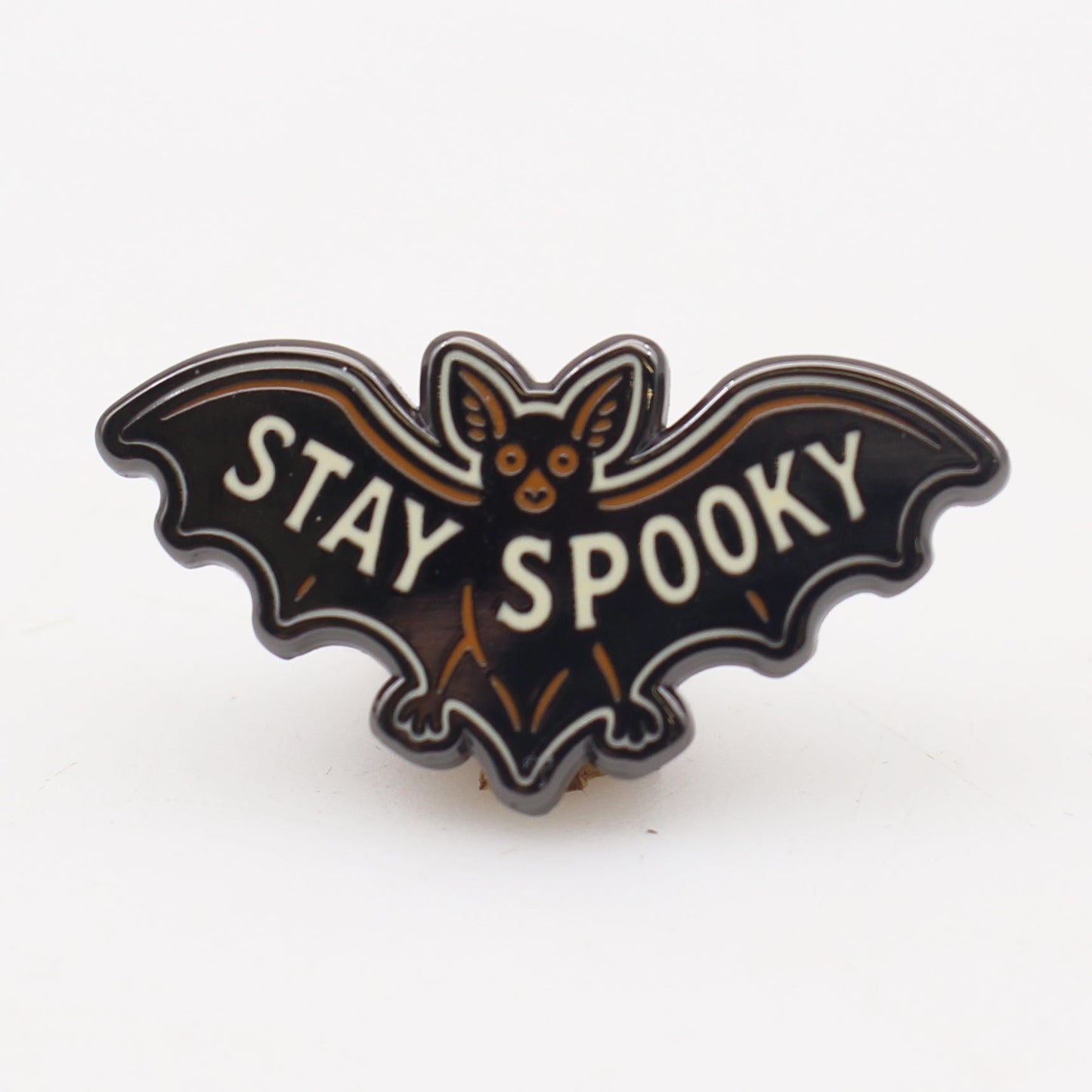 Stay Spooky Bat Enamel Pin