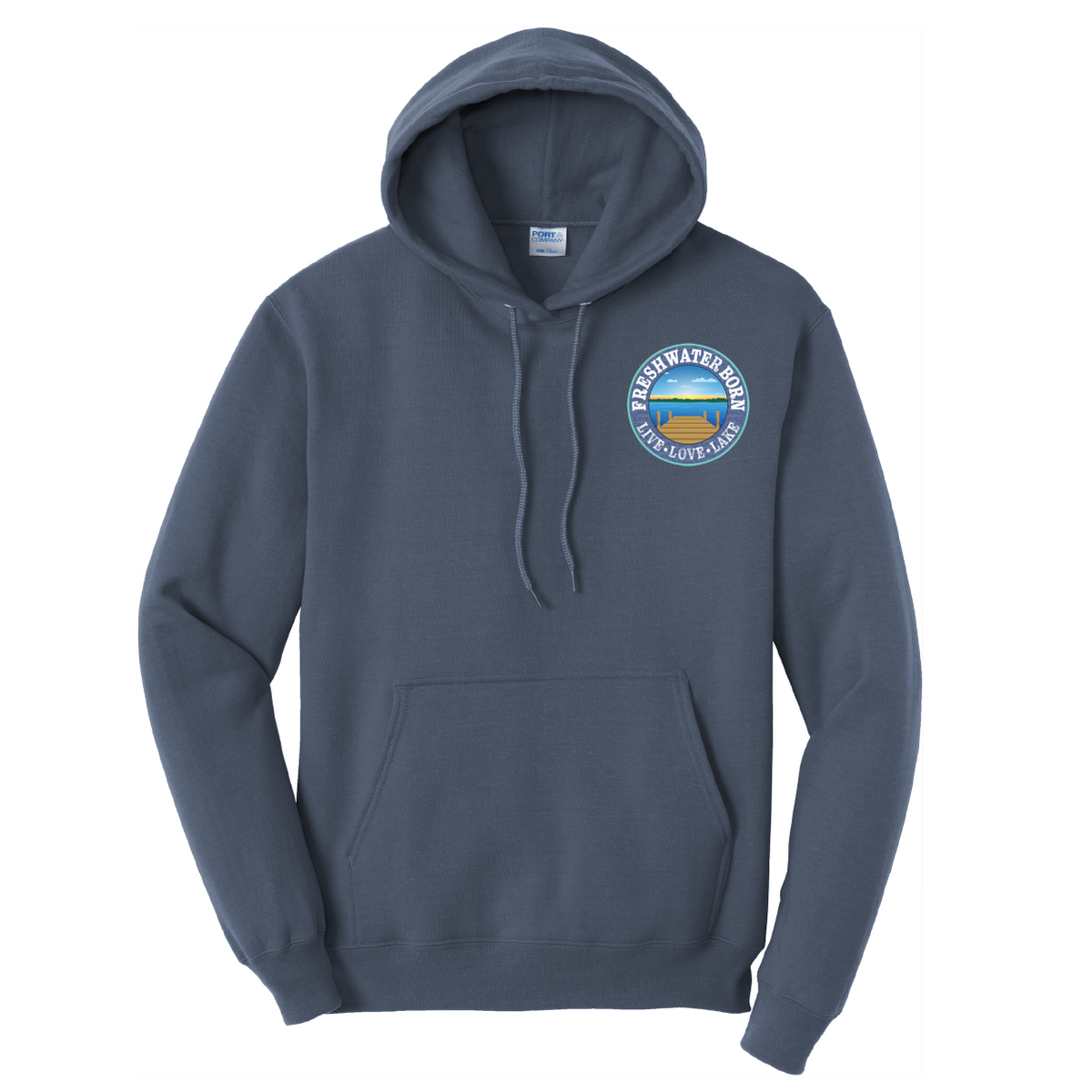 Freshwater Born- Heartland Heritage Men's Cotton Hoodie